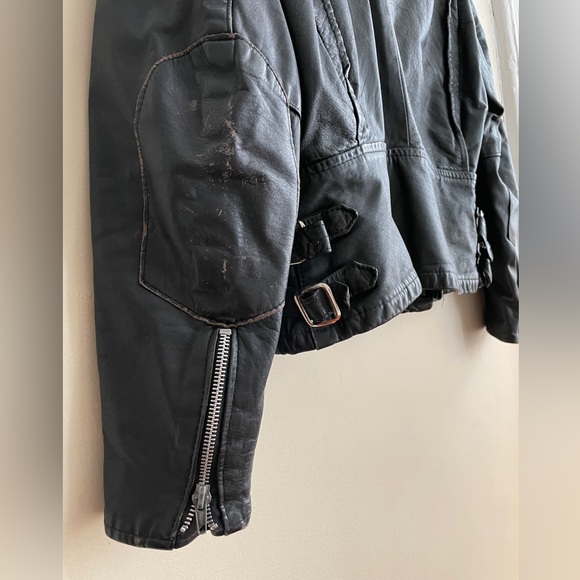 Vintage Leather Attic Moto Jacket size 16 (women’s medium) - Picture 3 of 6